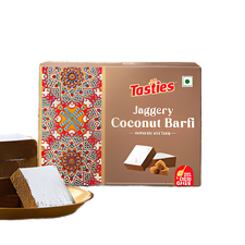 Coconut Jaggery Barfi