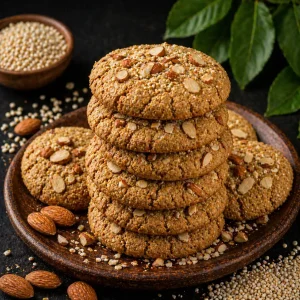 Jowar Almond Cookies