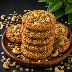 Oatmeal cashew pumkins cookies
