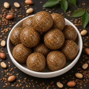 Groundnut Flaxseed Laddu