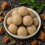 White Sesame Seeds Laddu