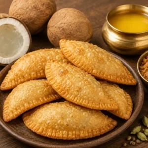 Coconut Karanji (Karchikai)